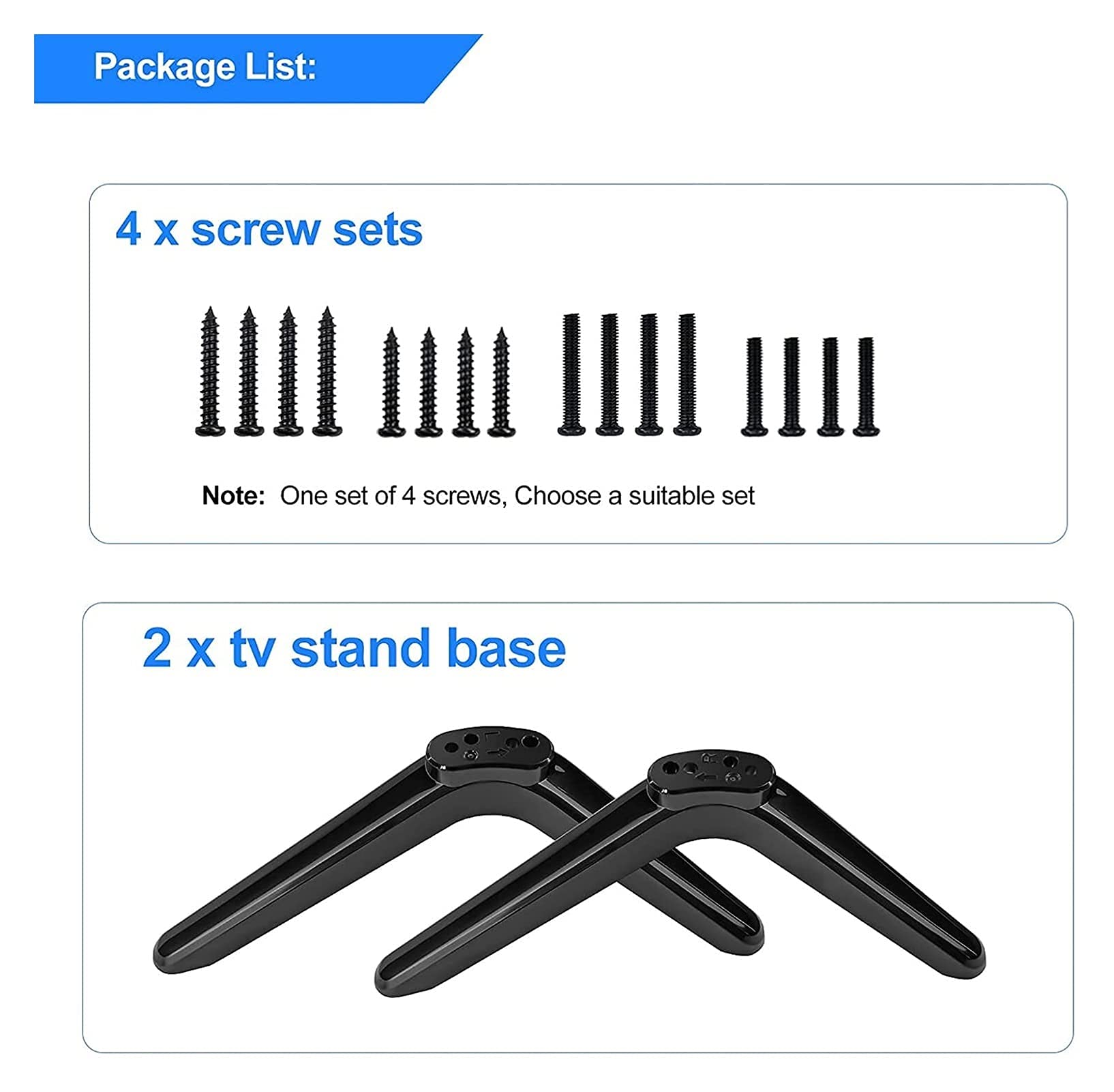 Amazon.co.jp: スマートテレビ台座足用テレビスタンド49インチ50インチ