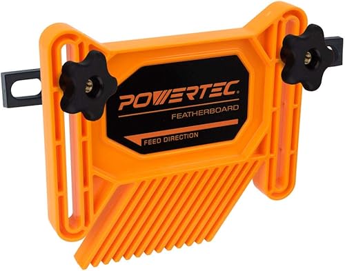 POWERTEC 71468 - Placas universales para carpintería multifuncional con sistema de bloqueo flexible y inglete, 1 paquete