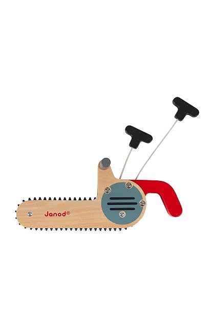 Foto 3 de 3 de Janod - Motosierra de Madera Brico'Kids - Juguete de Imitación de Bricolaje