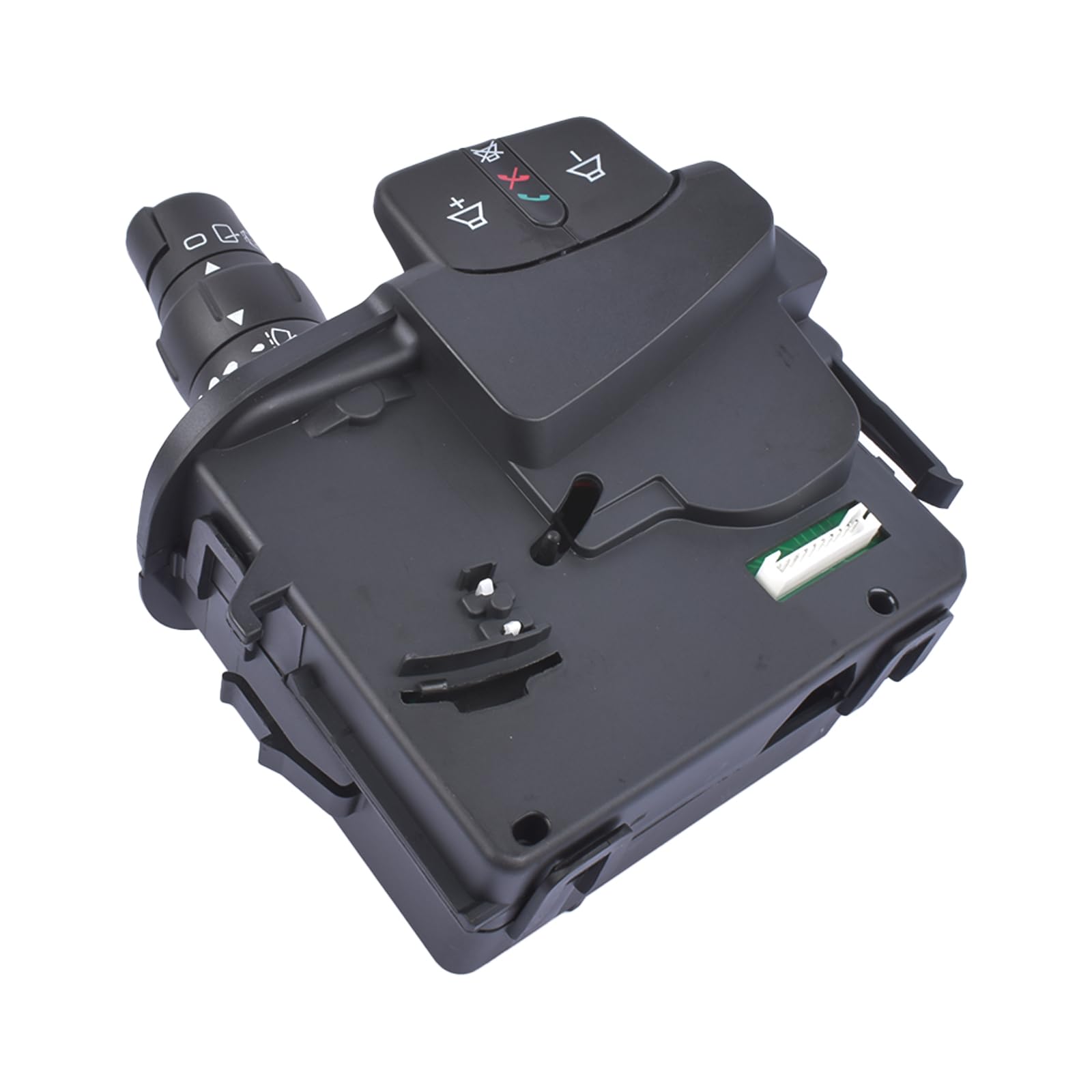 Bisenya Interruttore per bastone sterzo compatibile con CLIO III 2005-2010 KANGOO 2008-2011 MODUS 2004-2010 7701060097, 7701057096
