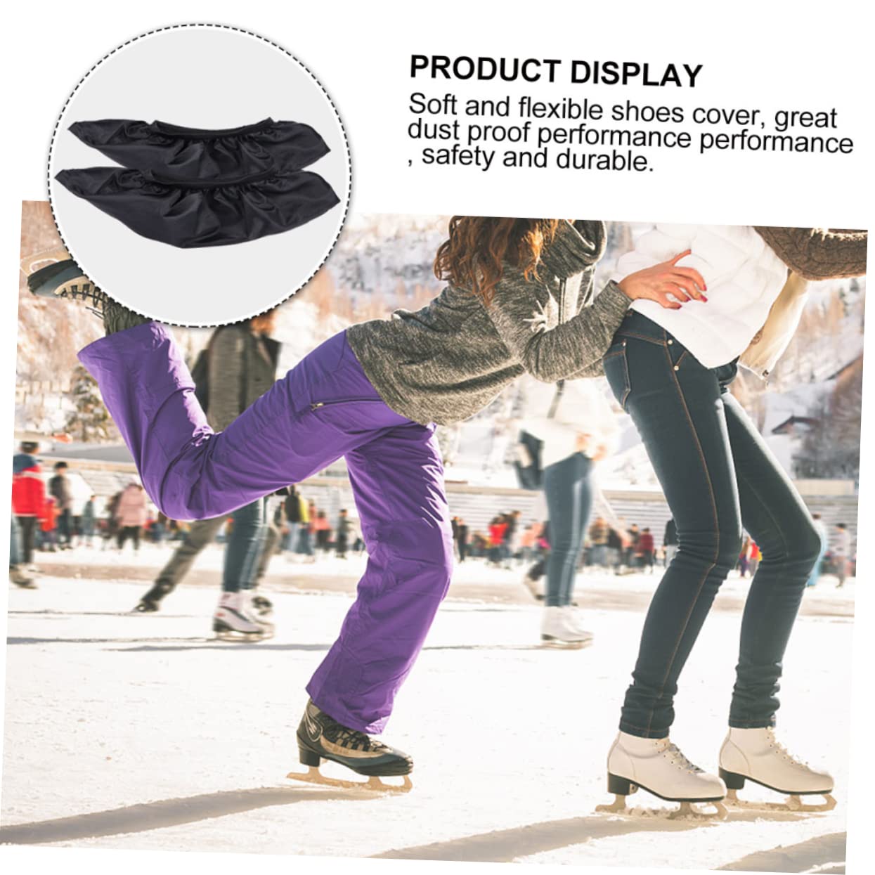 ibasenice Cubiertas De Cuchillas De Patín De Hielo De para Botas De Hockey Accesorio Práctico Y Portátil Material De Resistente Protección contra Arañazos Y De Usar