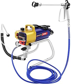 Airless Farbsprühsystem Farbsprühgerät 1500W 22Mpa Hochdruck-Sprühmaschine Düsendurchmesser: 0.15mm~0.43mm Max. Durchflussmenge 2,2L/min Sprühbreite: 25cm