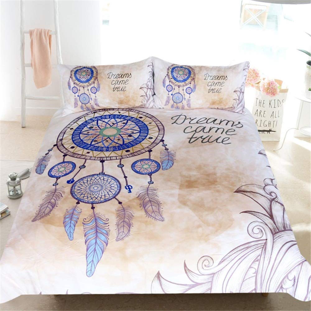Parure de lit motif attrape-rêves en textile de qualité supérieure