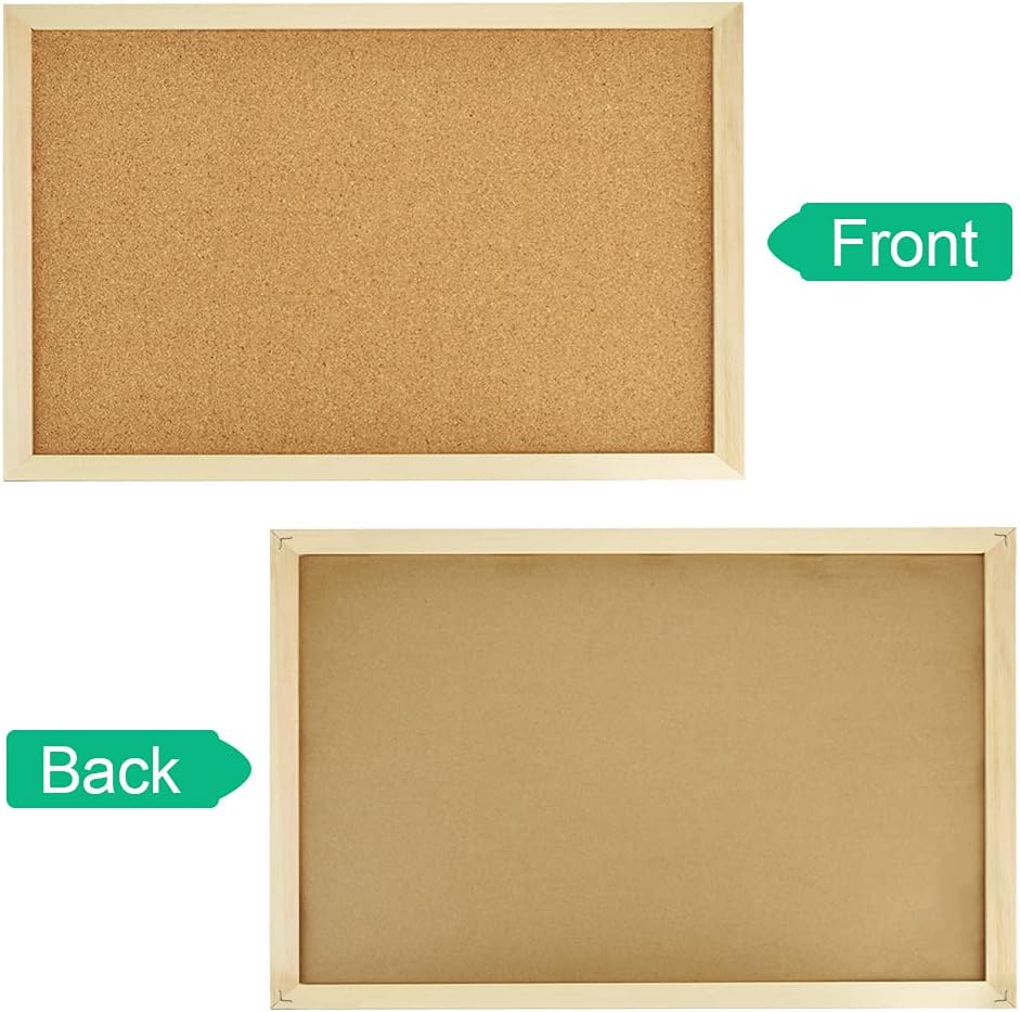 SPEACOUR Cork Board Notice Bulletin Board Cork Pin Board Cork Bulletin