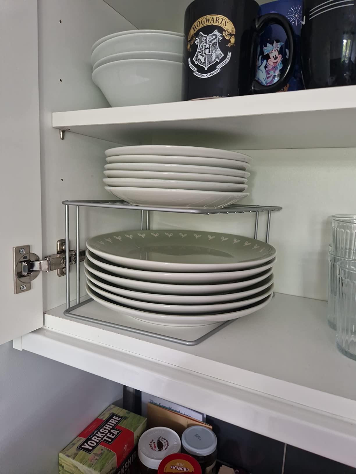 Mensola Angolare METALTEX Reflex 23x23x11 Cm, Colore Argento, 1 Ripiano, Per Cucina E Bagno - 2