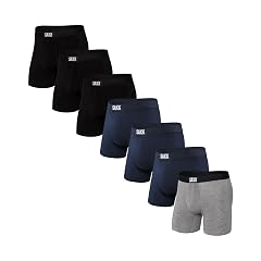 SAXX Underwear Co Mens Underwear with Pouch Support Ultra Boxer Brief Fly 5 or 7 Pack