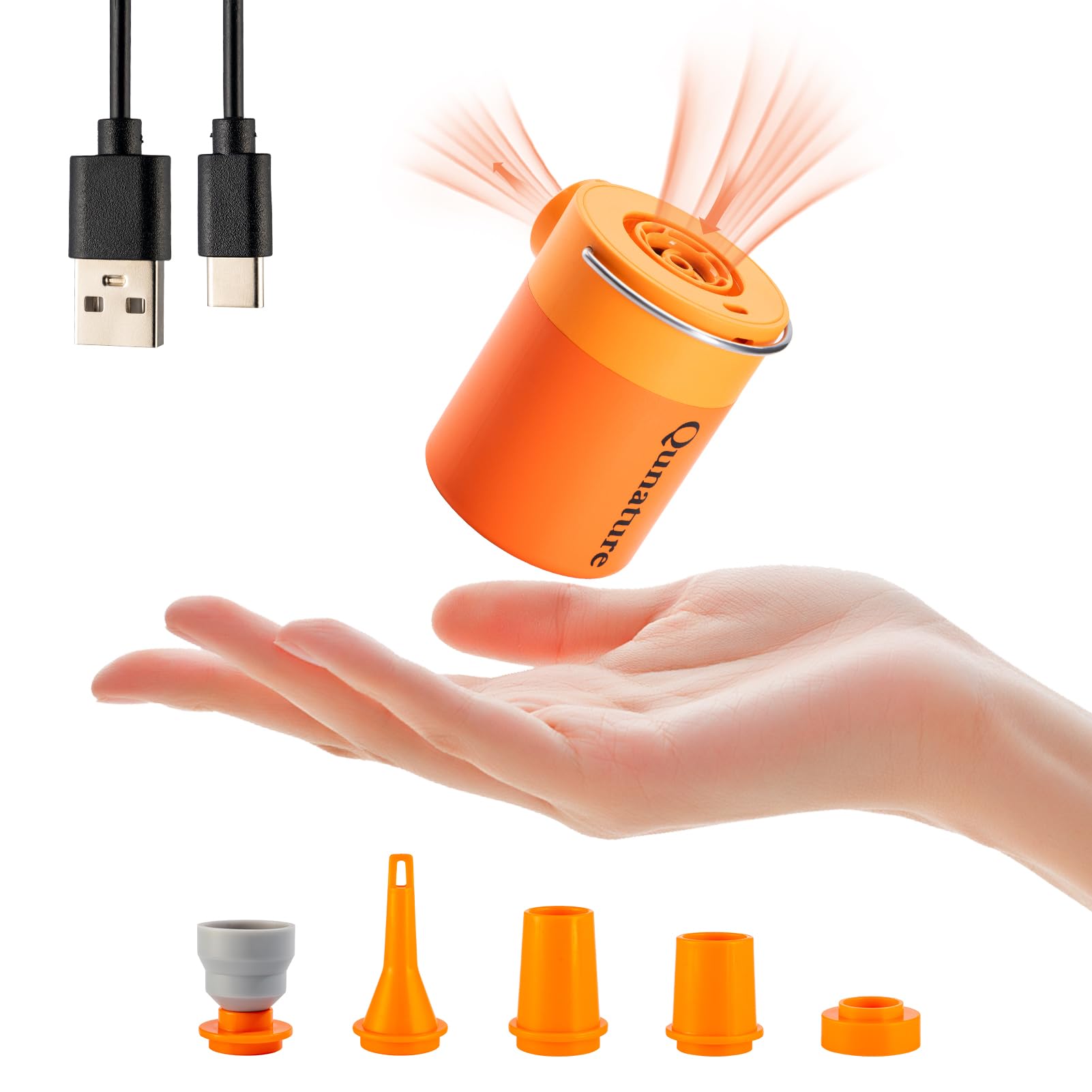 Photo 1 of Qunature Tiny Pump 3.0 Portable Air Pump - Orange