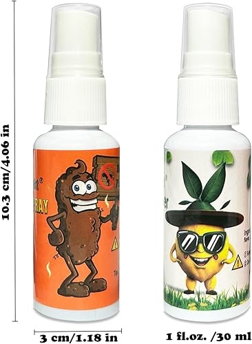 Miniatura 2 de Spray de pedos extra fuerte de larga duración, divertidos regalos y bromas para niños y niñas (1 aerosol para pedos + 1 spray antipedos)