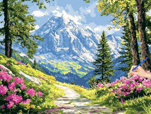 �������G ���i �y�C���g�o�C�i���o�[ �R DIY Paint by Numbers �h��G ���� ��l�̂��߂̃N���G�C�e�B�u�Ȏ �i���o�[�y�C���g ���� �u���V/�A�N�����y�C���g�L�b�g �q�� ���S�� ��H?? �f�W�^�����G �z�[�� �I�t�B�X���� �M�t�g 