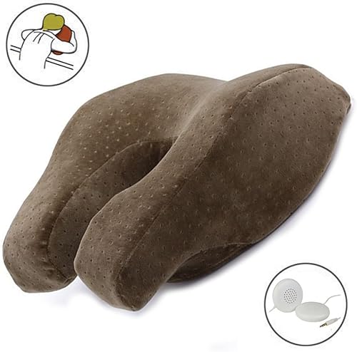 Miniatura 2 de EZSLEEP Ezsleep - Almohada con altavoz de cuna, micro minky Mocha