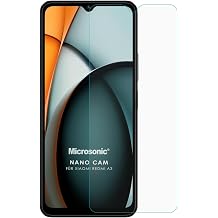 Microsonic Xiaomi Redmi A3 Nano Glass Cam Ekran Koruyucu [Redmi A3 ile Uyumlu Ekran Koruyucu -  effaf]