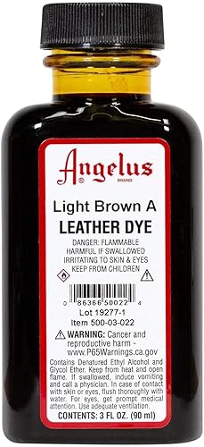 Miniatura 30 de Angelus Tinte para cuero, 3 onzas, bronceado militar