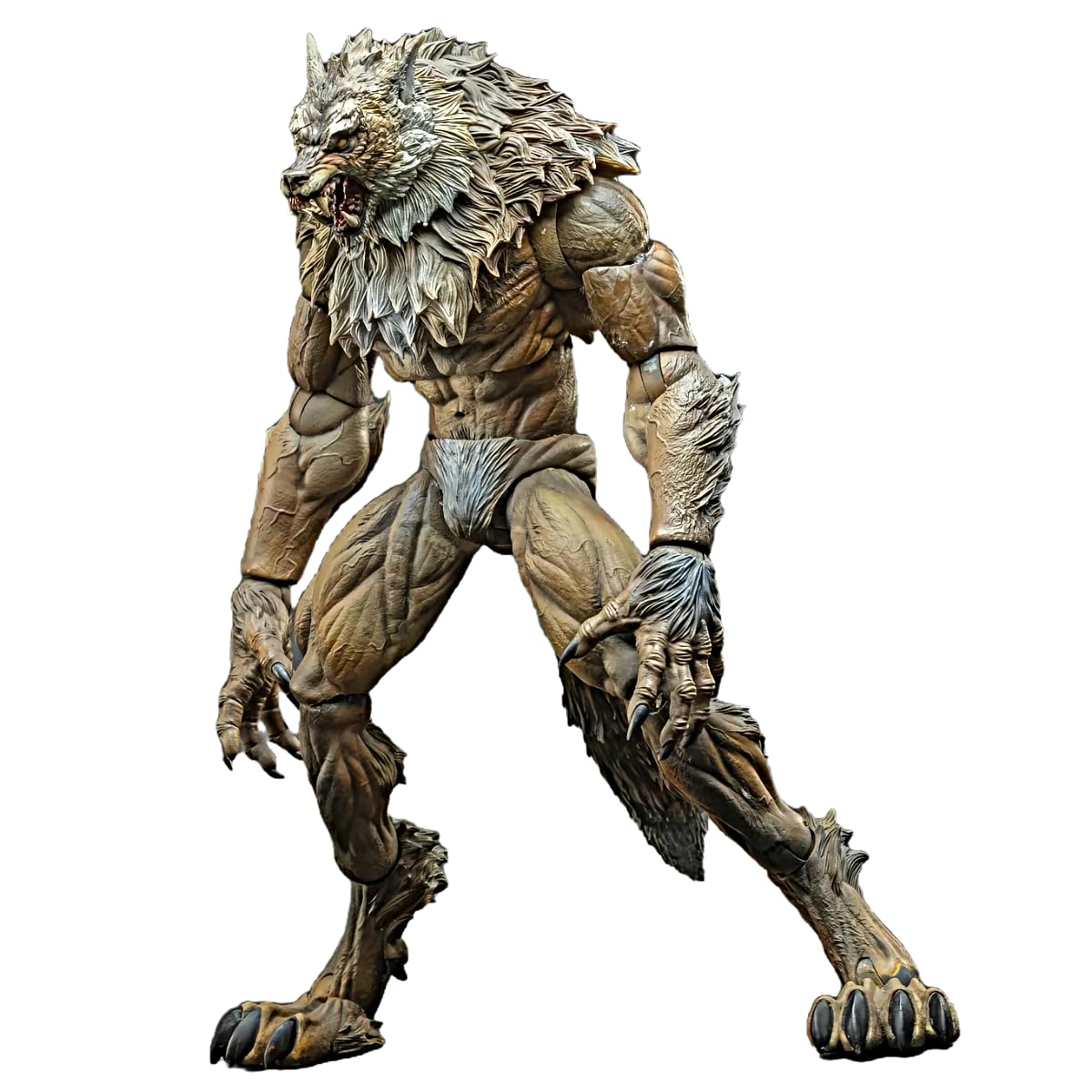 TOYVERSE 1/12 Veteran William Wolf Man Actionfigur, 21 cm, 3 Formen wechselbar, für Erwachsene und Sammler, ab 15 Jahren