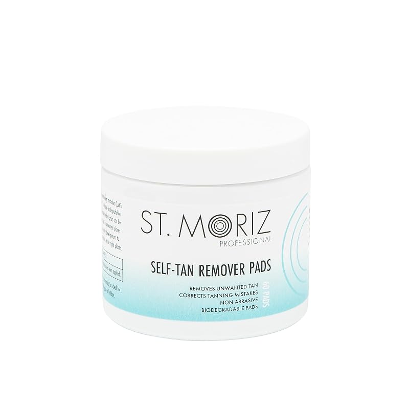 ST. MORIZ Pads Removedores de Autobronzeador, 60 unidades