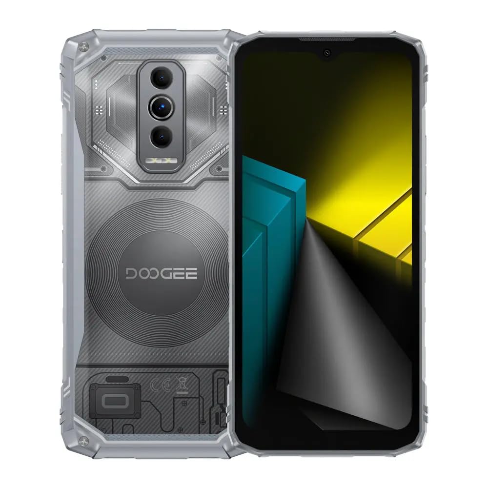 DOOGEE Blade10 Ultra Energy | 6,​56 HD+ 90Hz IPS Display | 36GB RAM + 256GB (2TB) | 64MP + 8MP fotocamera | 6150 mAh Batteria | Android 15 | NFC | Triplo slot SIM | 2 anni di garanzia | Galaxy Titanium