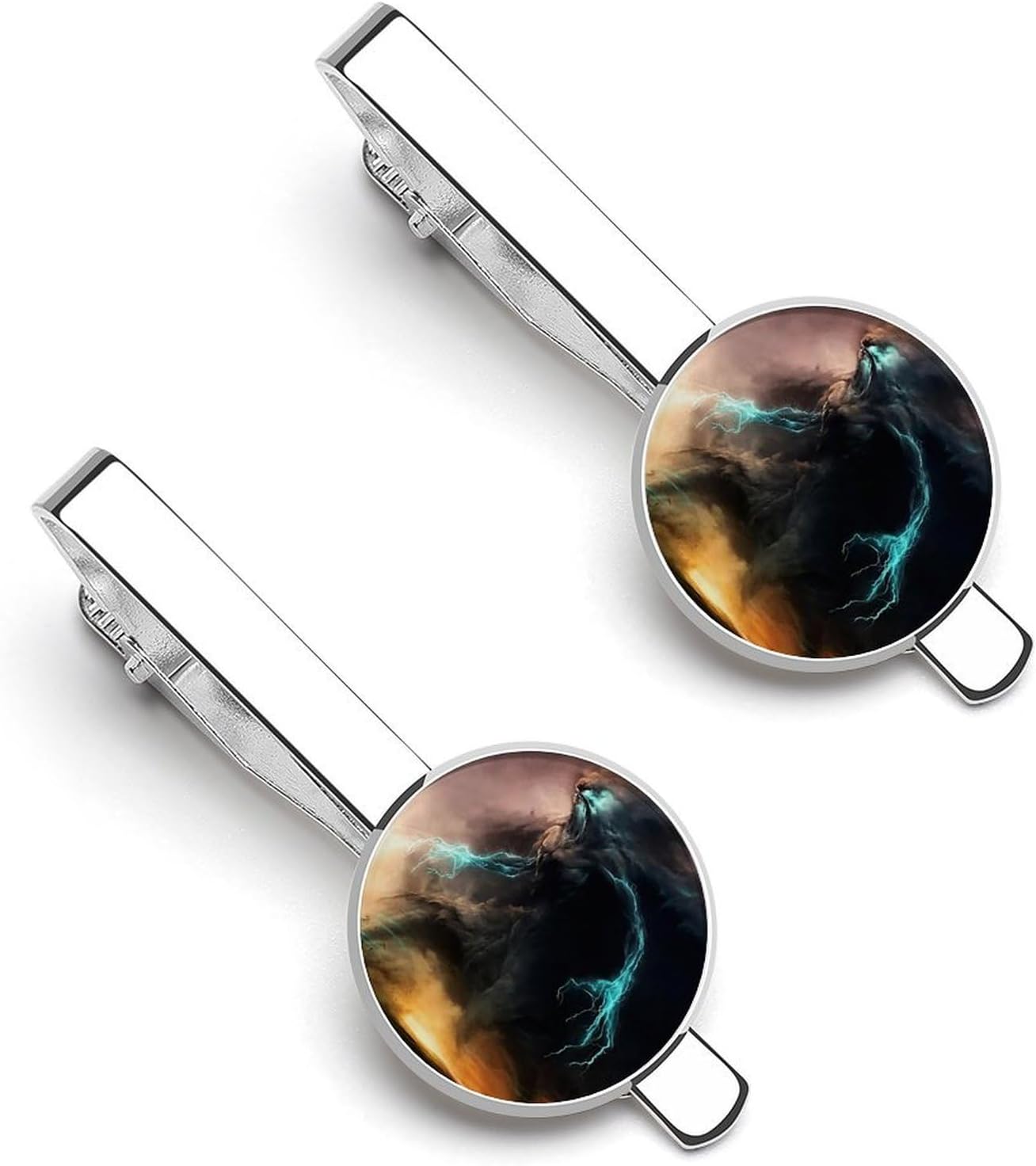 Storm Tornado Tie Clip Fashion Jewelry Necktie Pin for Wedding Busiess Office Accessories