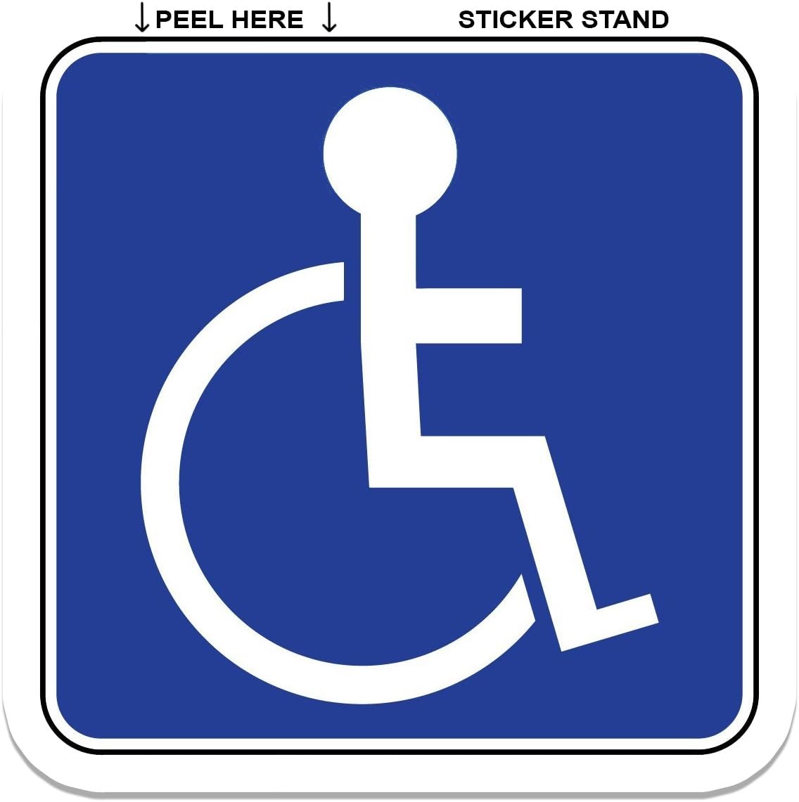 Handicap Access ADA Disabled Sticker Window Door Decal