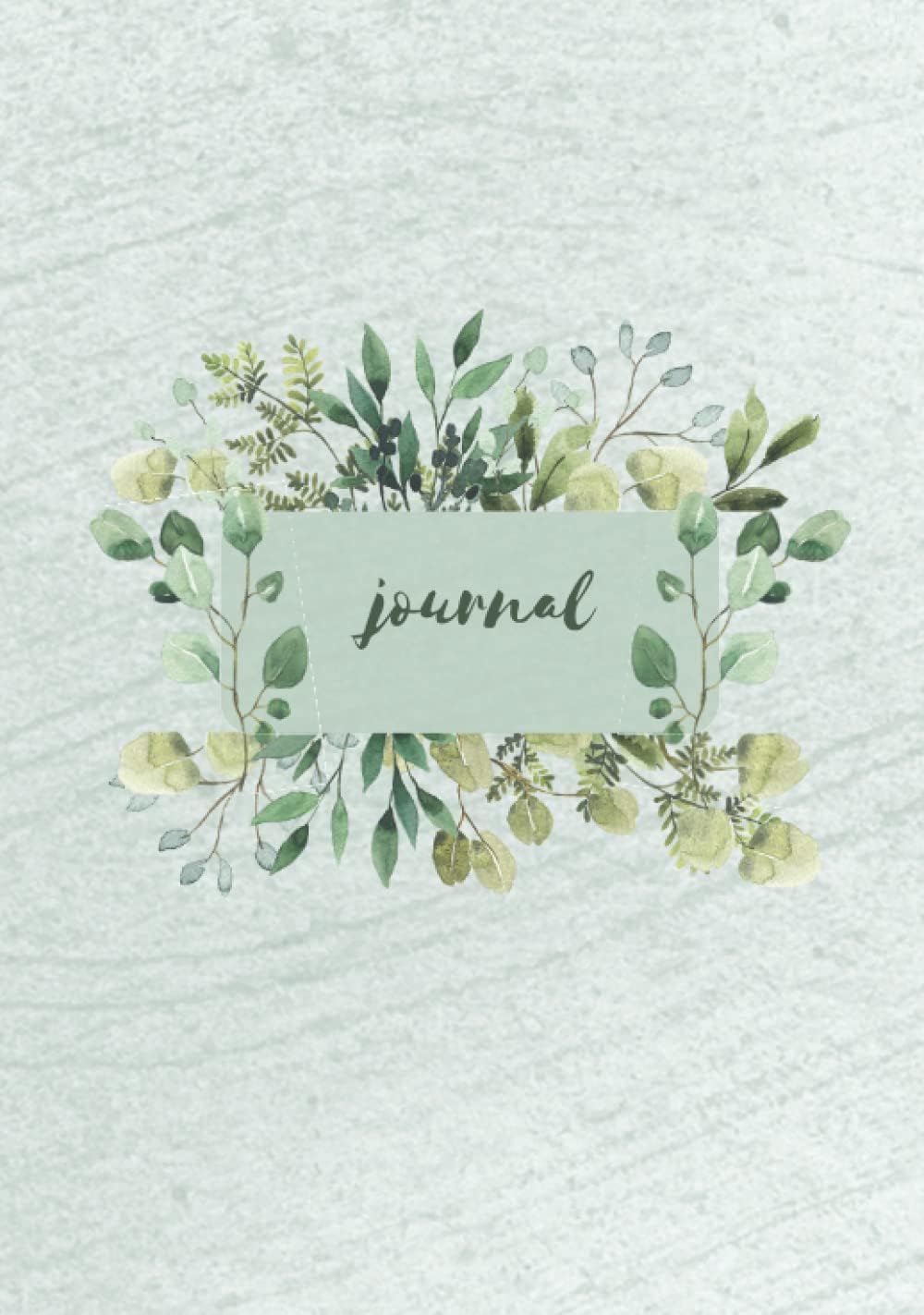 Green Watercolor Journal