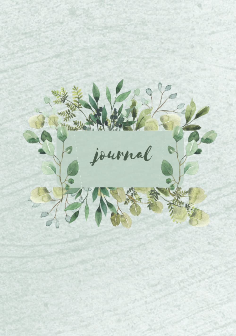 Green Watercolor Journal