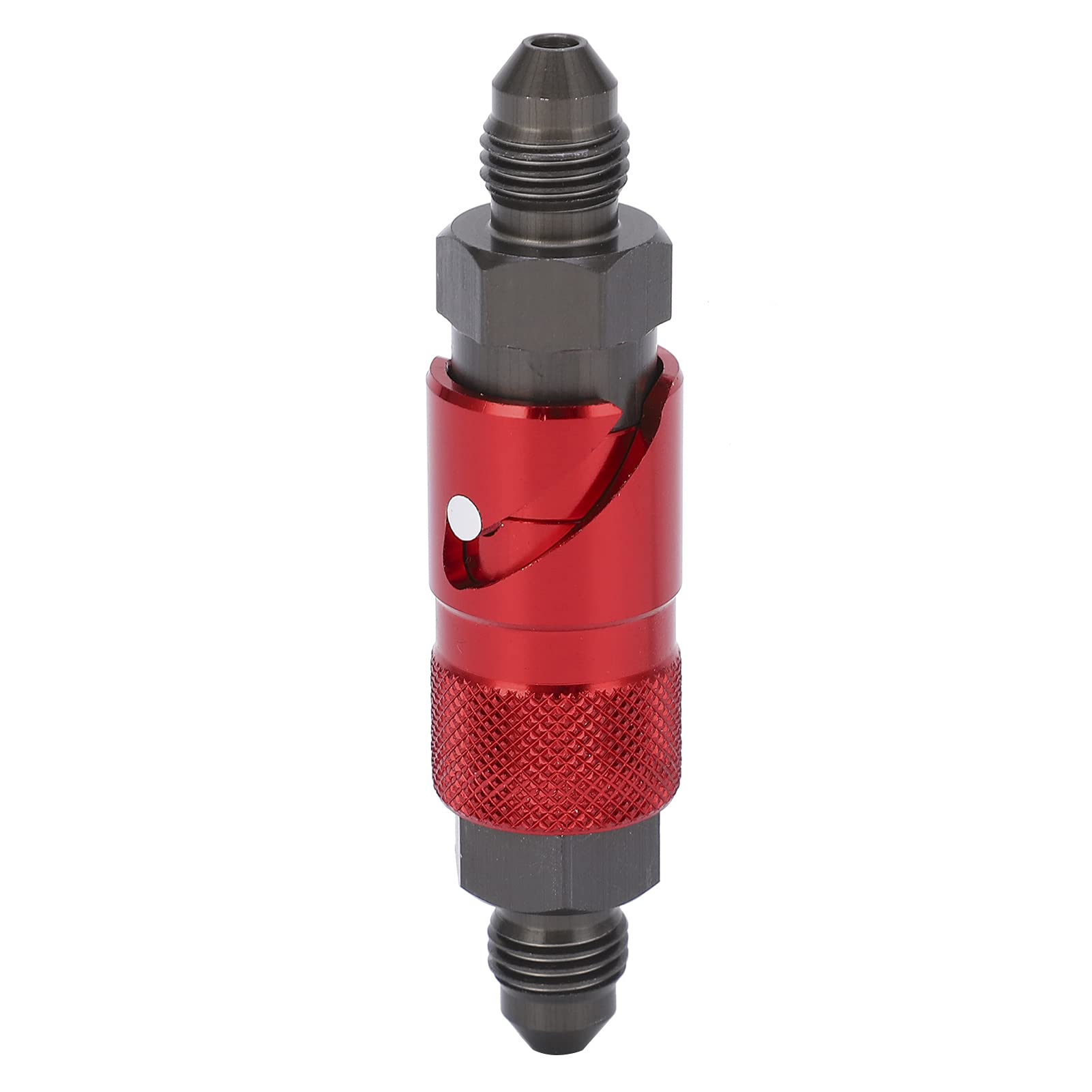 Adaptador de liberación rápida para línea de freno de coche en aleación de aluminio roja