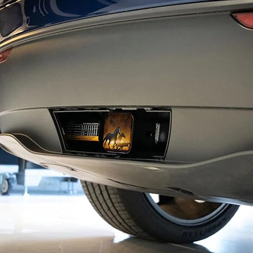 Vista 65 de Swono Cubierta de enganche de remolque de colibrí para receptores de 2 pulgadas, hermosas flores rosadas de jardín colibrí pájaro de goma receptor