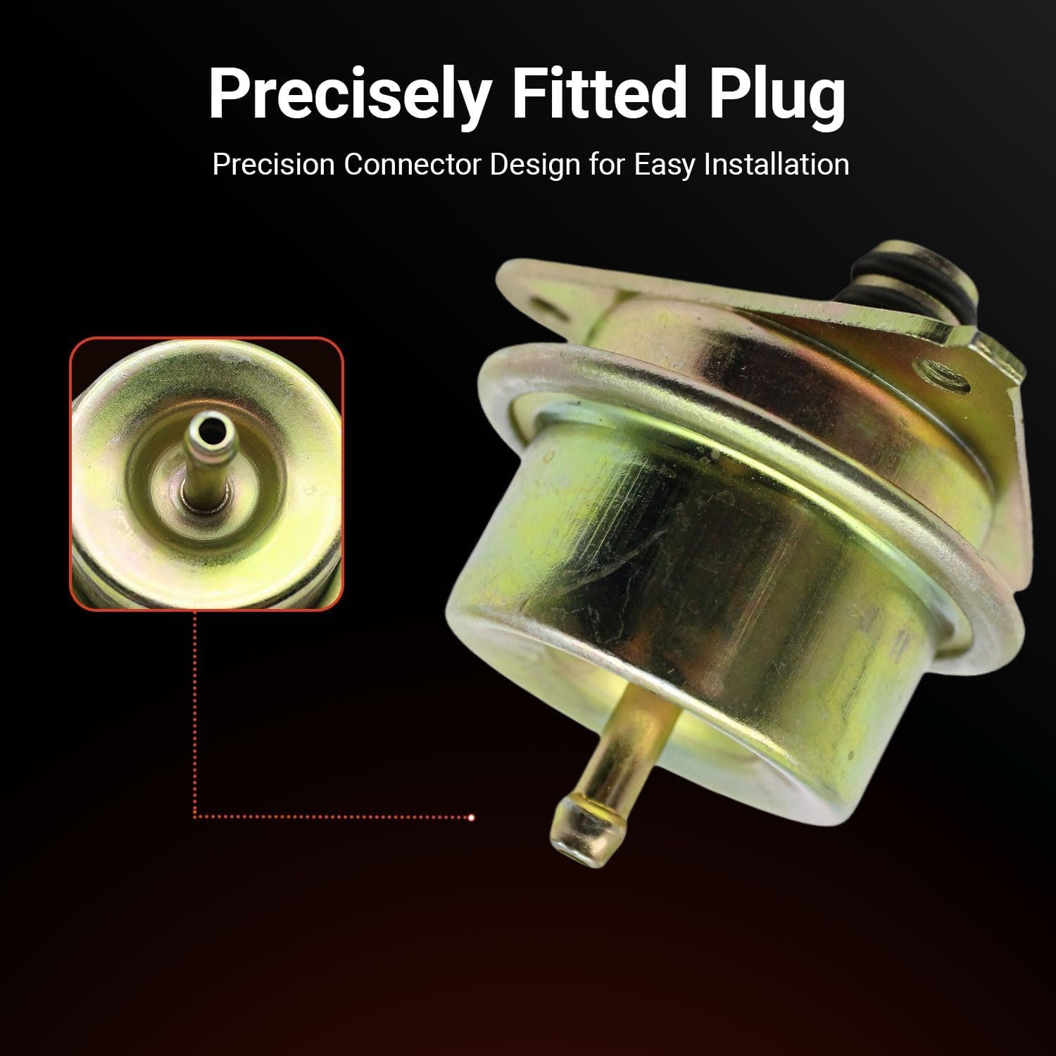 Fuel Pressure Regulator 2.7BAR Replaces PR15T Compatible with Ford Lincoln Mazda Mercury Vehicles Replaces E3EE9C968AA E3FZ9C968A ZZM013280