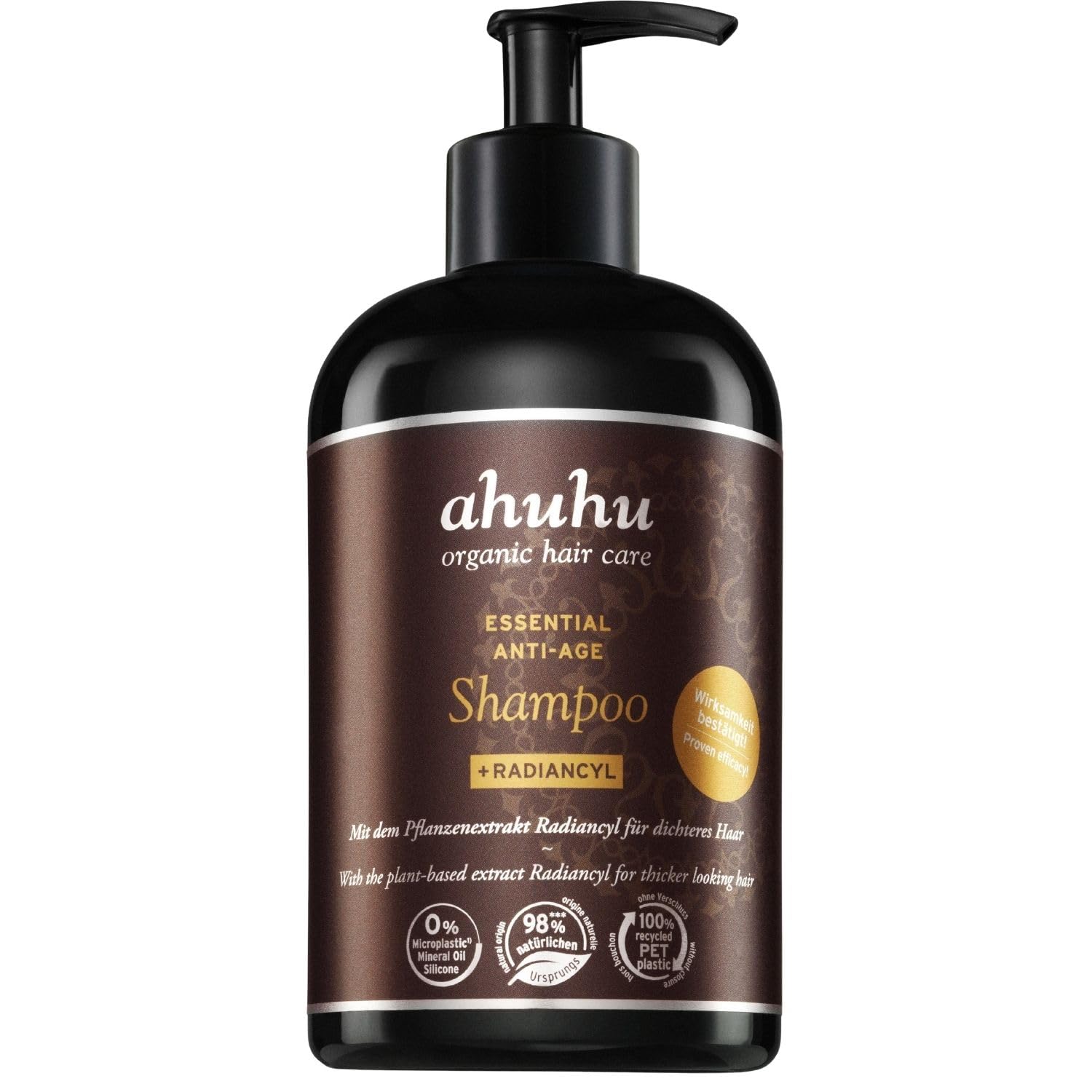 ahuhu Shampoo ESSENTIAL ANTI-AGE – Radiancyl & Pfefferminz-Extrakt