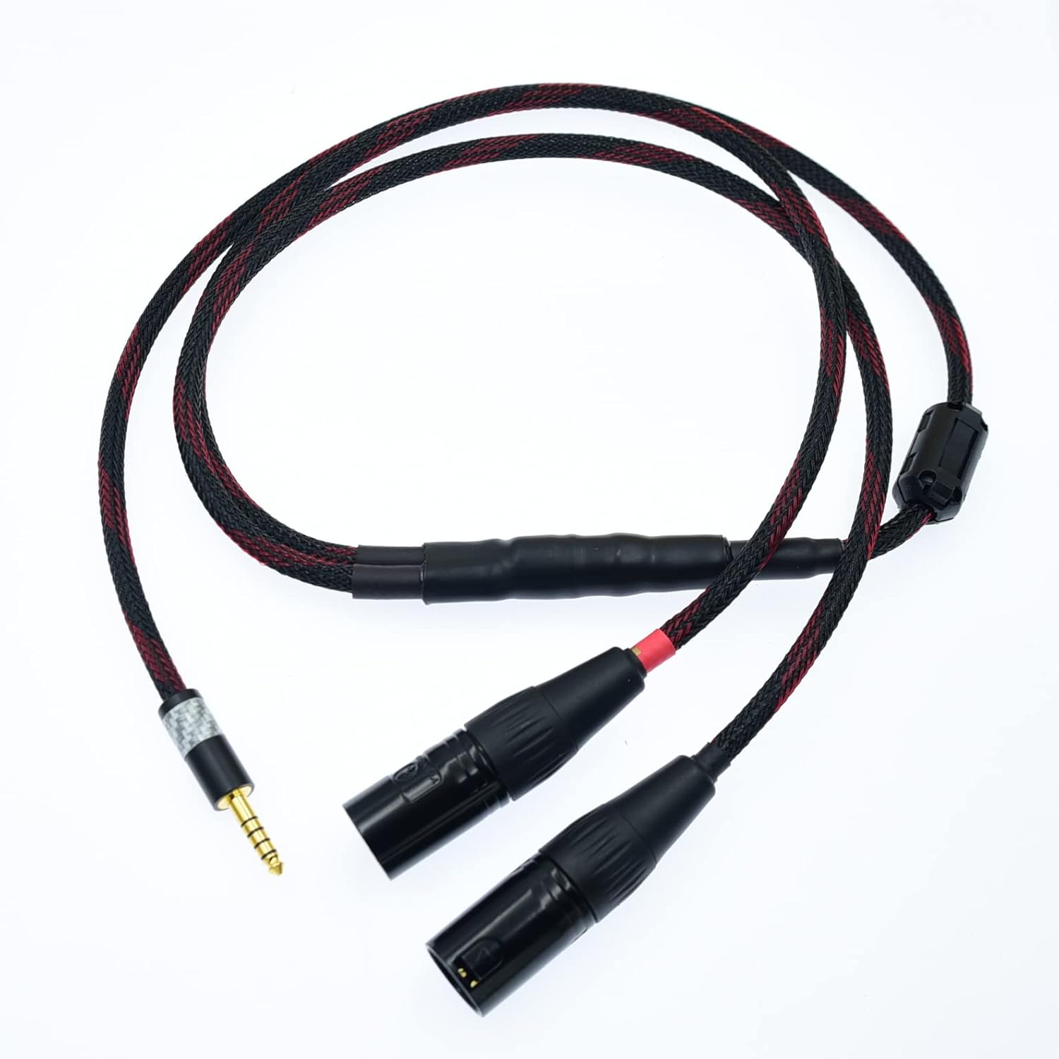 Arklove HiFi 4.4 Balance 4.4mm to 2 XLR Male 3 Pin Audio Cable with Magnetic Ring for Mp3 pha2a wm1a 1z zx300a DAC AMP (1.5m(4.92ft))