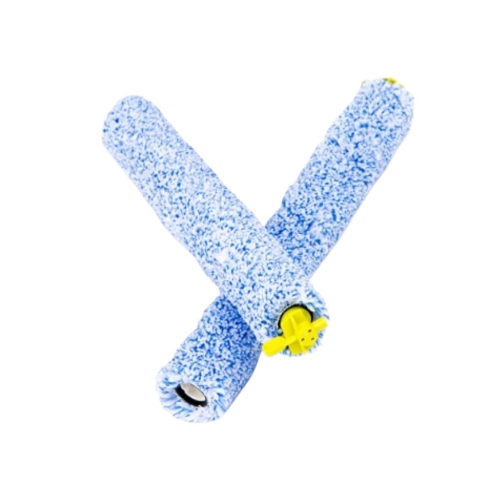 2 Rodillos de Microfibra para Suelo para FC7070 FC8054 | Juego de cepillos rodillo de repuesto para aspiradora; microfibra, plástico; limpieza de suelo duro(2pcs)