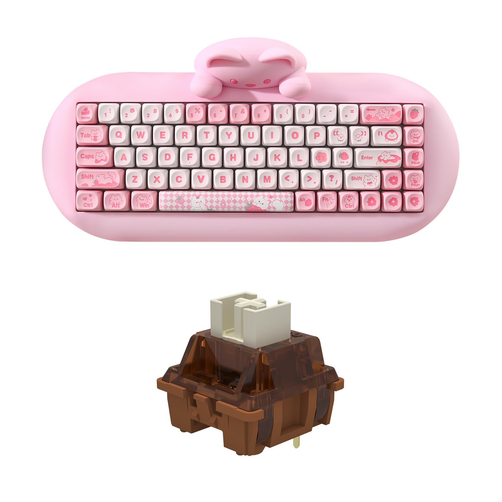 Amazon.com: YUNZII C68 65% Wireless Mechanical Gaming Keyboard
