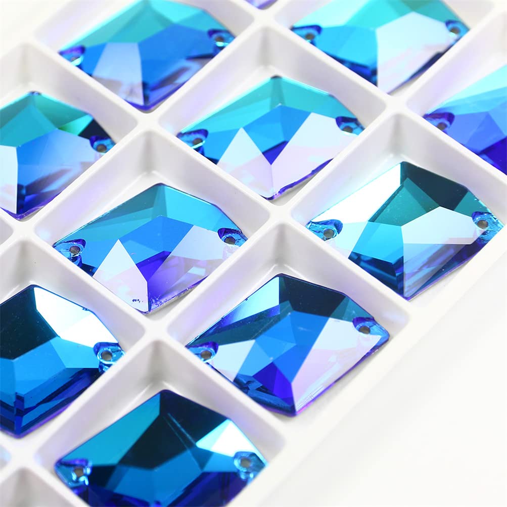Crystal AB Cosmic Baguette Shaped Sew On Rhinestones - 💎 Fancy Stones - Be Createful
