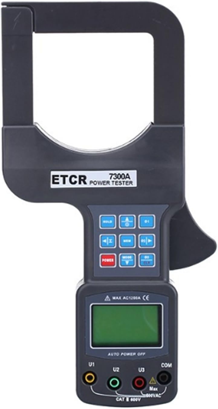 Large Caliber 0-1200KW single phase digital power meter analyzer with RS232 Interface ETCR7300A Insulation Resistance Tester