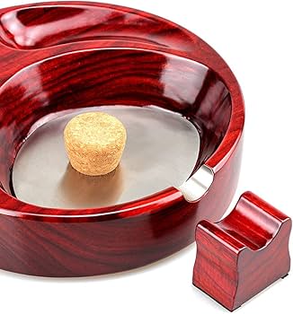 Amazon.co.jp: タバコパイプ 灰皿 コルク付き 木製 タバコパイプ