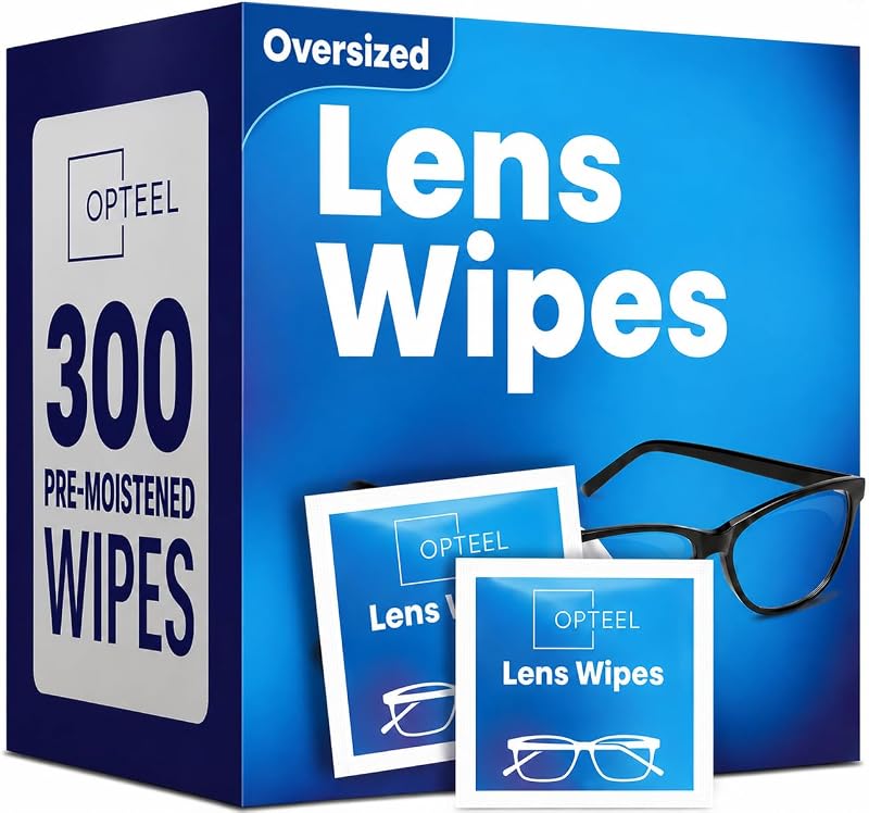 Screen Cleaner Wipes – Quick Dry, Streak-Free Screen Wipes for Electronics, Phones, Computers, Cameras, and All Lenses, Soft & Gentle, 300ct, Pre-Moistened & Individually Wrapped
