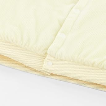 POBIDOBY High Thick Baby Vest for Girls&Boys, Button Down Purcotton Toddler Cardigan Girl&Boys for Spring&Fall&Winter