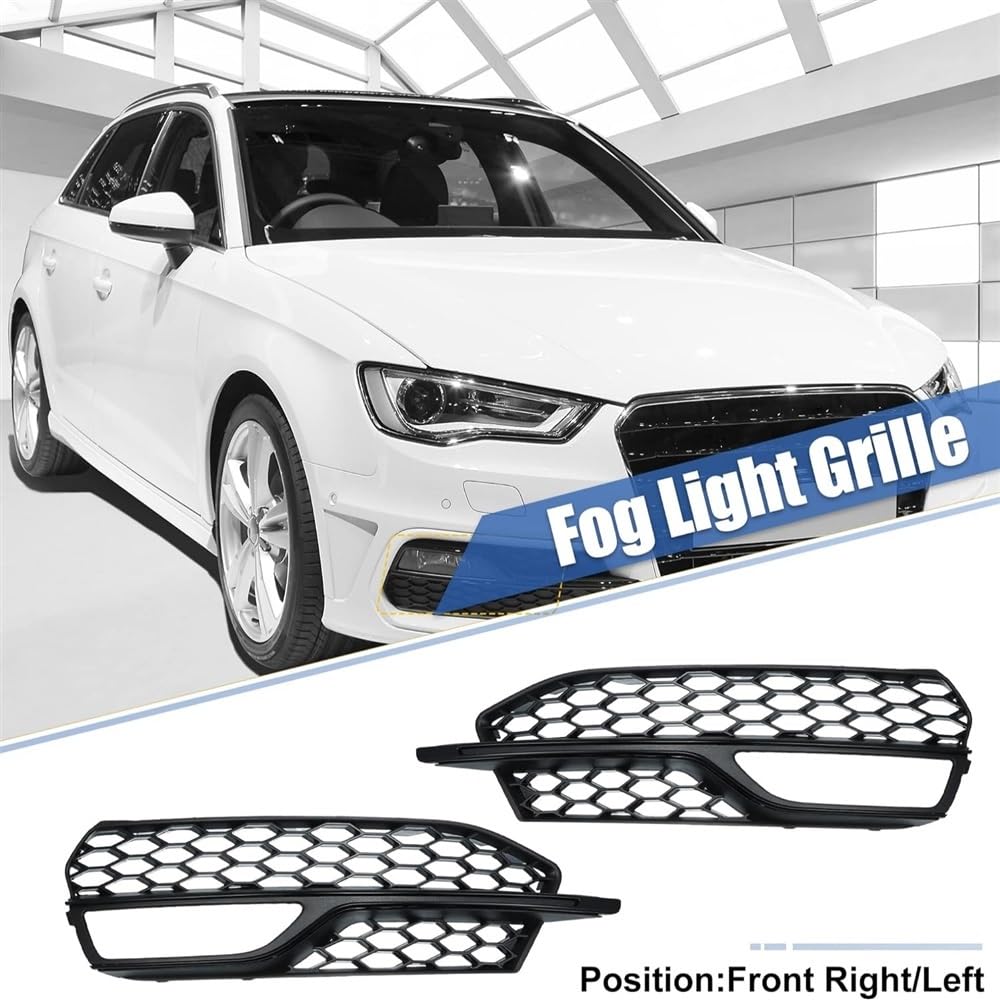 Rejillas luz antiniebla delanteras para coche A3 S3 y S-line modelos 2014-2016 2