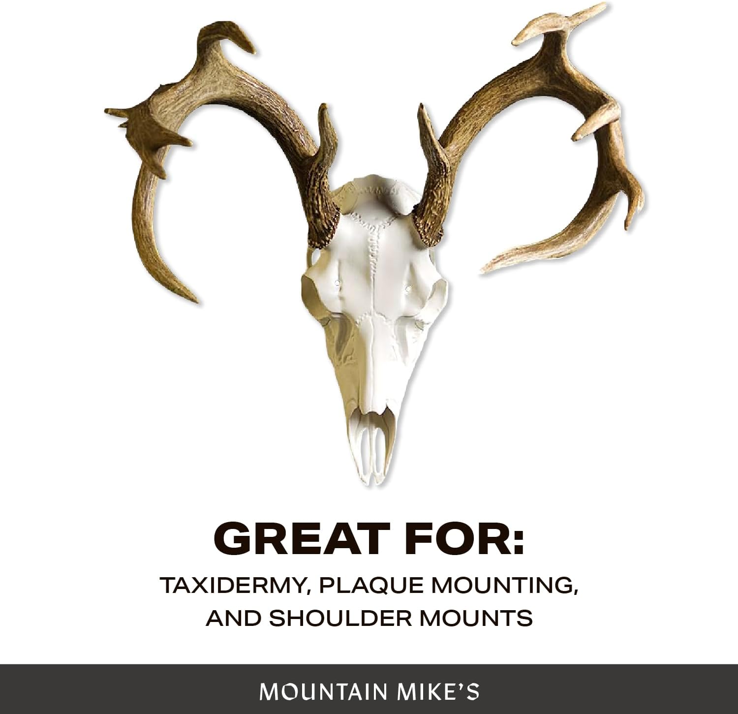 Shed Spreader by Illusion | Replica Skull Cap for DIY Taxidermy | Deer Antler Mounting Skull Plate | DIY Antler Mounting