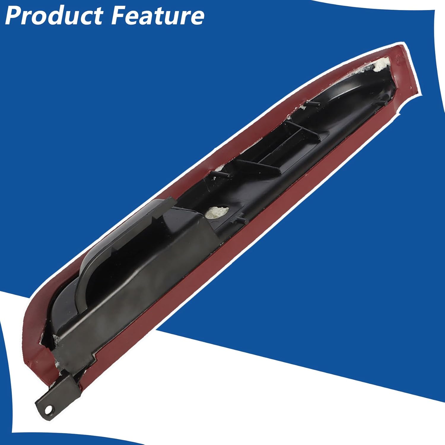 WFLNHB Red Front Passenger Side Door Armrest Replacement for Blazer Suburban Yukon 1992-1993 Replacement for C1500 C2500 C3500 K1500 K2500 K3500 1990-1993 Truck 15691218