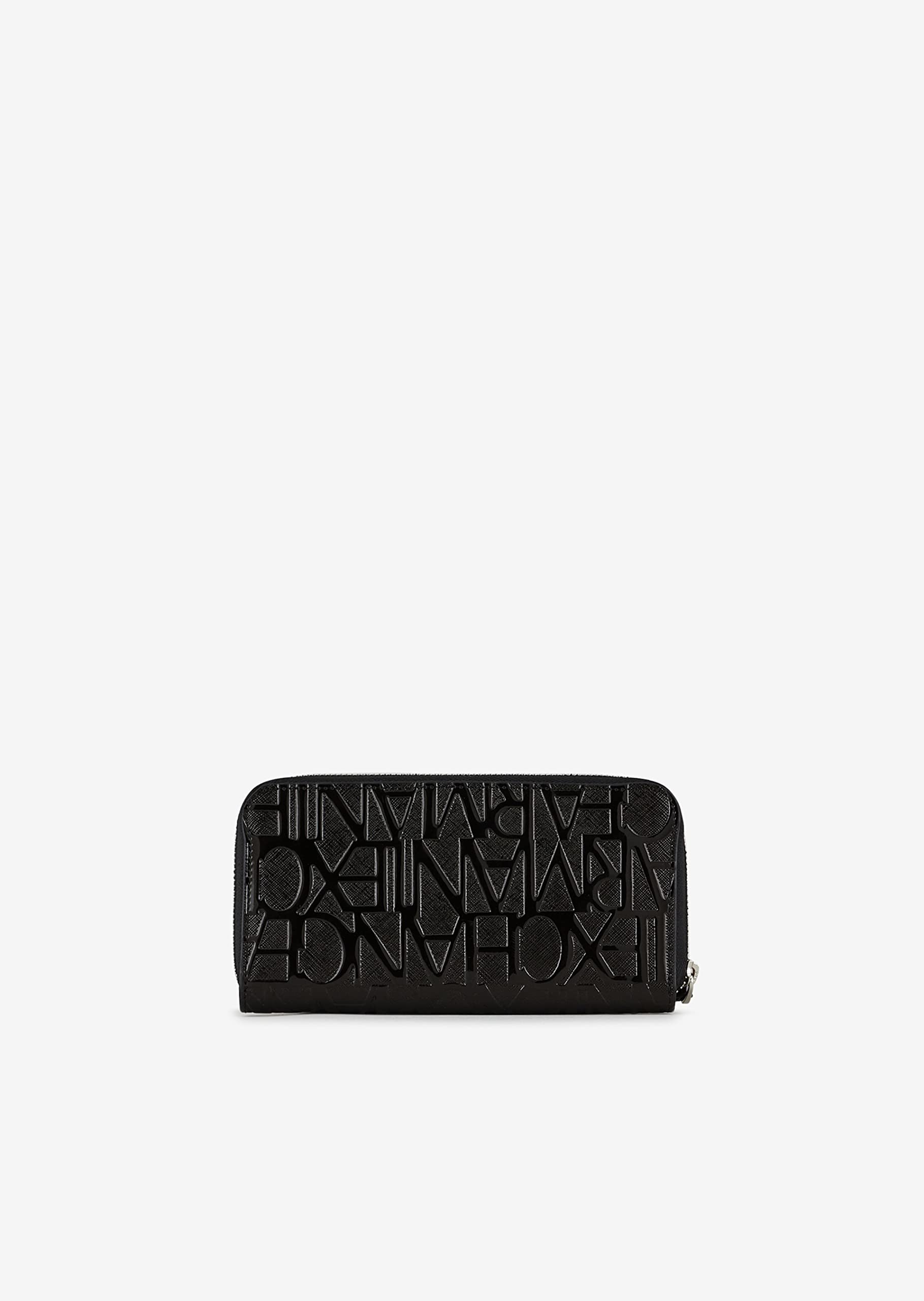 Steve Madden Bbenni Zip Around Wallet Wristlet (Black)