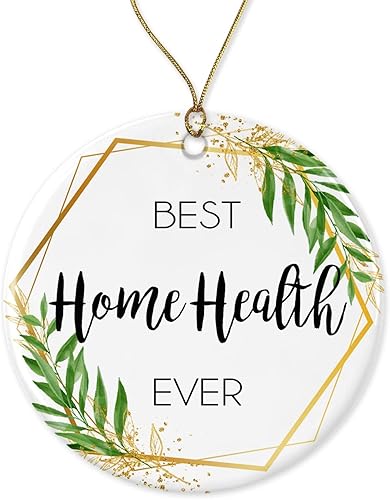 HTDesigns Adorno de Navidad para la salud del hogar, regalo para la salud del hogar, la mejor salud del hogar del mundo, la mejor salud del hogar