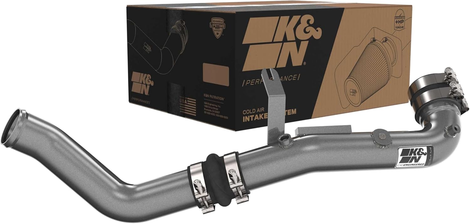 K&N Cold Air Intake System: High-Flow Air-Filter, Increase Performance & Horsepower: Compatible with 2022-2025 ACURA Integra; 2022-2025 HONDA Civic, 77-1022KC