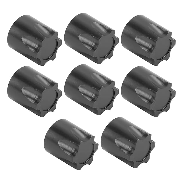 Tuerca RC M4, Tapa Central de llanta, Escala 1/10 RC Crawler Car Truck, 8 Piezas 12 mm x 11 mm