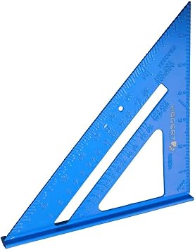 Hogert Technik 180 mm / 7 inch Aluminium Carpenter Square - HT4M215