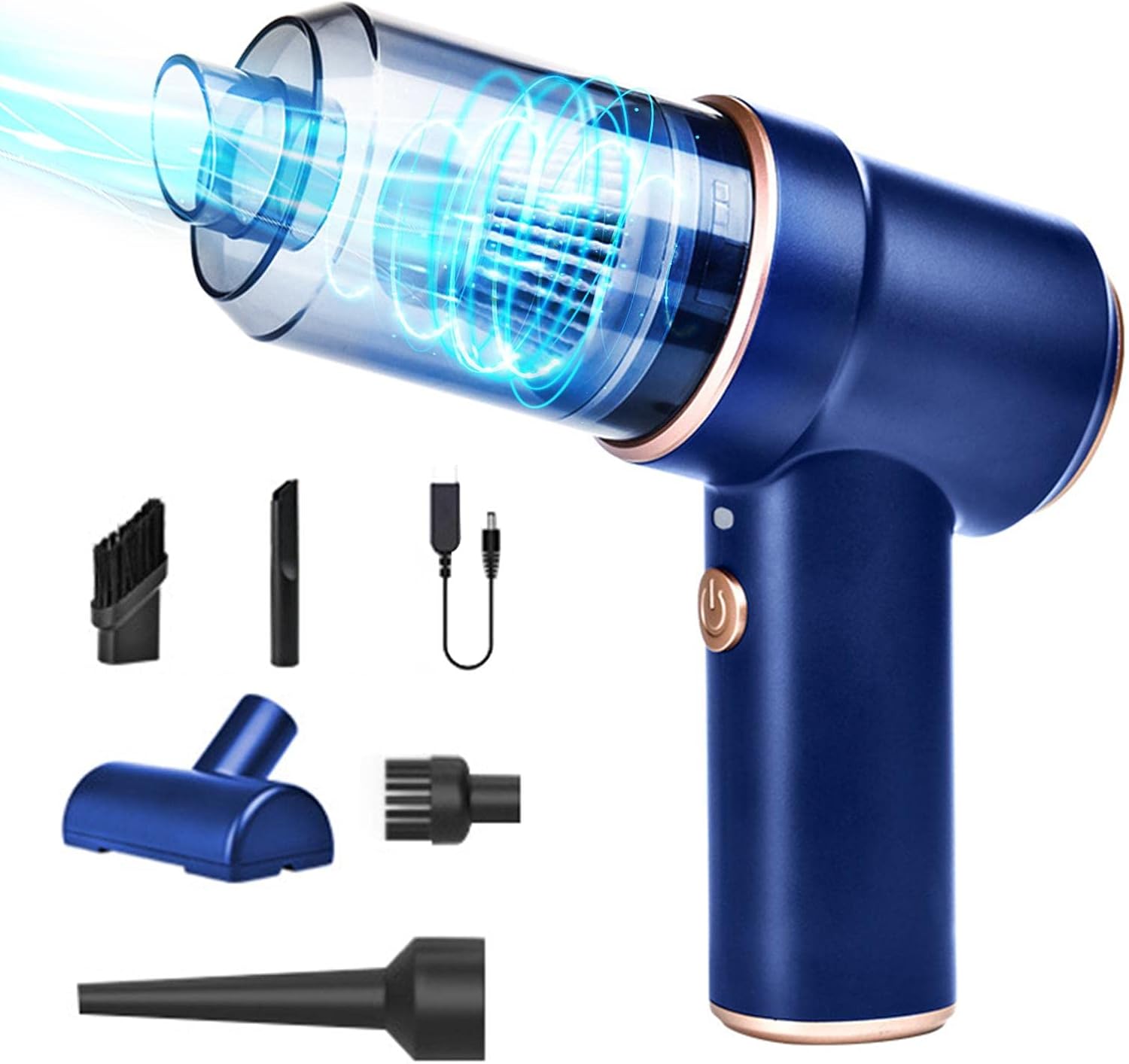 Kisbeibi Car Vacuum Cleaner, 8000Pa 120W High Power Strong Suction