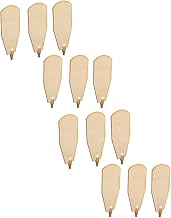 BRUBAKER Fan Blades Replacement Kit for 18 & 24 Inches Pyramids - Natural Wood - 12 Fan Blades