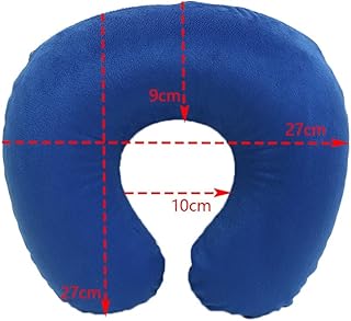 وسادة هوائية من الجلد المدبوغ على شكل حرف U سهلة الحمل وناعمة للرأس-داعم-رقبة-وسادة-مريحة-طويلة-قابلة للنفخ-عالمية-19576، متعدد الألوان