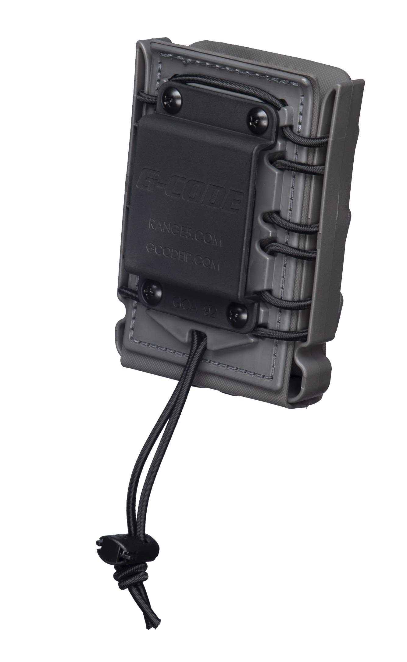 G-CODE Rifle Soft Shell Scorpion Mag Carrier with D3 Belt Loop (Grey Frame/Grey Shell)