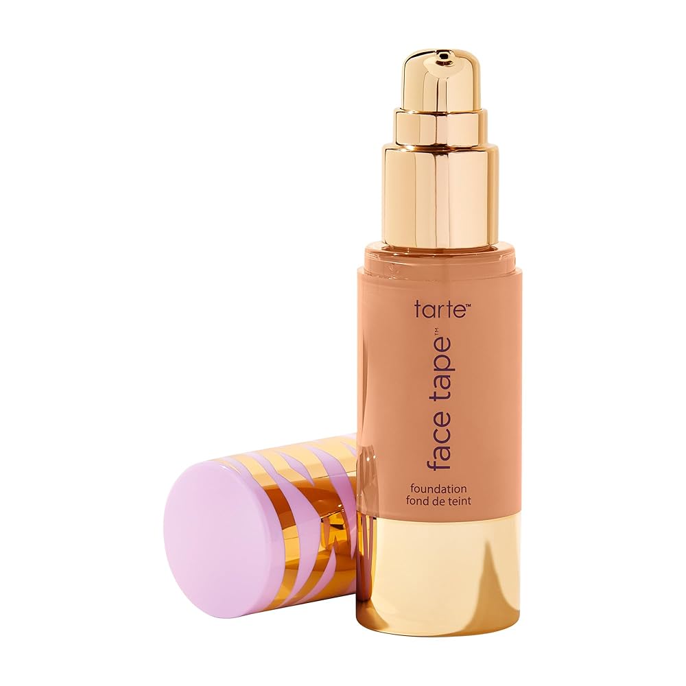 Tarte Face Tape Foundation - Coverage Matte Finish Foundation with Snow Mushroom & Hyaluronic Acid for Hydration, Waterproof, Vegan & Cruelty-Free