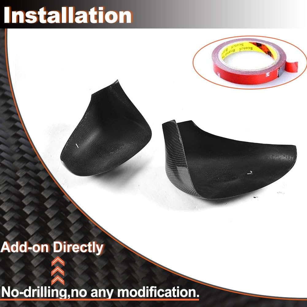 Dry Carbon Fiber Mirror Caps for Lexus IS GS CT LS ES Side Rearview Mirror Cover Caps Car Exterior Outside Shell Factory Outlet