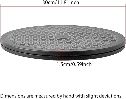 Miniatura 2 de Soporte giratorio de alta resistencia de 12 pulgadas, Lazy Susan con rodamientos de bolas de acero para base de modeloplantas giratoriasmonitor de